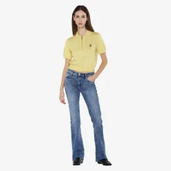 True Religion Poloshirt gelb Pullover