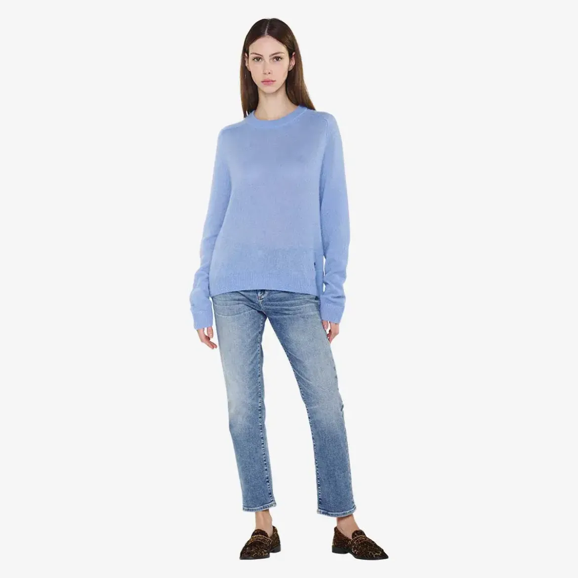 True Religion Pullover AMARA SADDLE blau Pullover