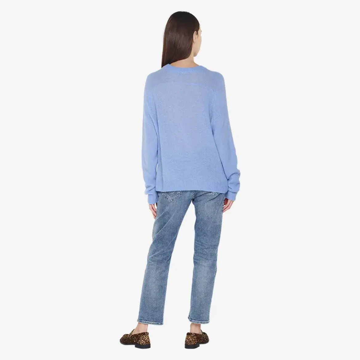 True Religion Pullover AMARA SADDLE blau Pullover