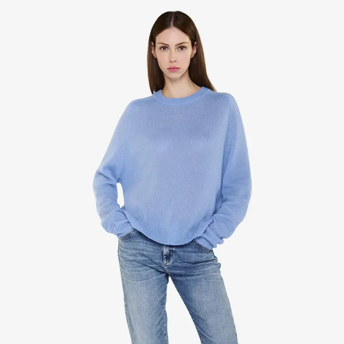 True Religion Pullover AMARA SADDLE blau Pullover
