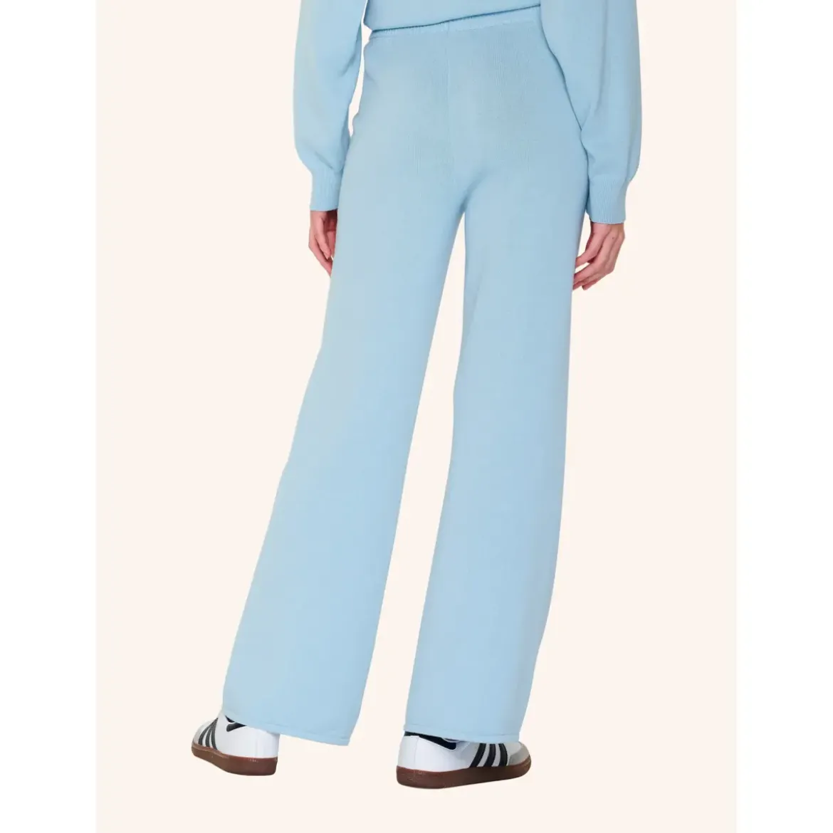 True Religion Strickhose blau Jogginghose