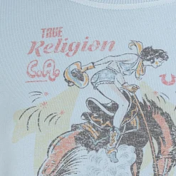 True Religion Sweatshirt RODEO hell-blau Pullover