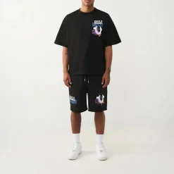 True Religion - Terry Short- Lockerer Schnitt- Lässiges Trageg schwarz Shorts
