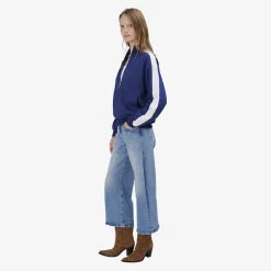 True Religion Wide Leg Jeans VOLUME CROP blau Jeans