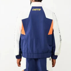 True Religion - Windbreakter Flair- Geometrisches Colorblocking dunkel-blau Daunenjacke