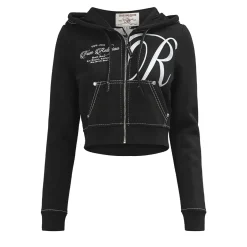 True Religion Zip-Hoodie schwarz Blouson