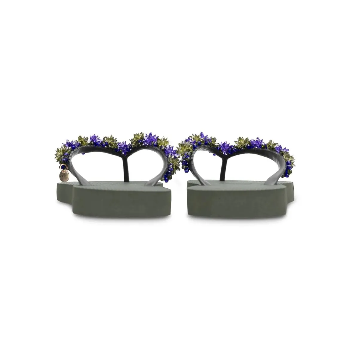 UZURII Die Purple Rio ist das absolute Prunkstück der Uzu grün Flip Flops