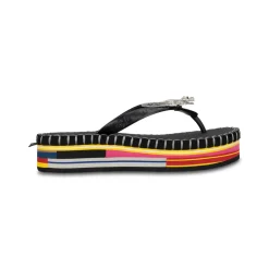 UZURII flip flop Crocodile Colorful Black schwarz Flip Flops