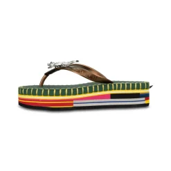 UZURII flip flop Crocodile Colorful Army dunkel-grün Flip Flops
