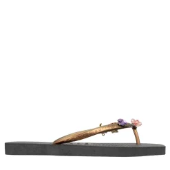 UZURII flip flop Flore Square Grande schwarz Flip Flops