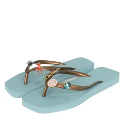 UZURII flip flop Flore Square Grande ocean Flip Flops