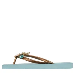 UZURII flip flop Flore Square Grande ocean Flip Flops