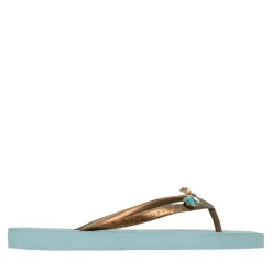 UZURII flip flop Flore Square Grande ocean Flip Flops