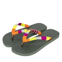 UZURII flip flop Indiana Bronze dunkel-grün Flip Flops