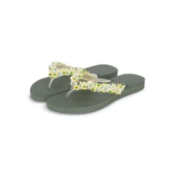 UZURII flip flop Tulum Bloom Yellow dunkel-grün Flip Flops