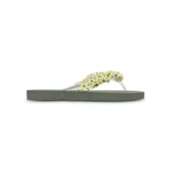 UZURII flip flop Tulum Bloom Yellow dunkel-grün Flip Flops