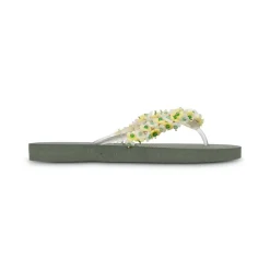 UZURII flip flop Tulum Bloom Yellow dunkel-grün Flip Flops