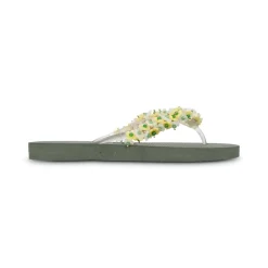 UZURII flip flop Tulum Bloom Yellow dunkel-grün Flip Flops