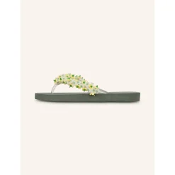 UZURII flip flop Tulum Bloom Yellow dunkel-grün Flip Flops