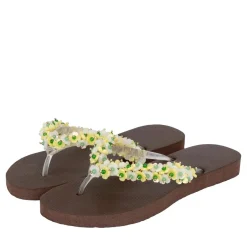 UZURII flip flop Tulum Bloom Yellow mocca Flip Flops
