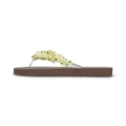 UZURII flip flop Tulum Bloom Yellow mocca Flip Flops