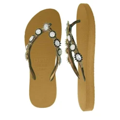 UZURII Pantoffeln Pantoffel Boo Boo gelb Flip Flops