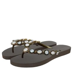 UZURII Pantoffeln Pantoffel Boo Boo mocca Flip Flops