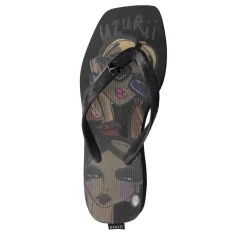UZURII Pantoffeln Pantoffel Cosy Snoopy schwarz Ballerinas