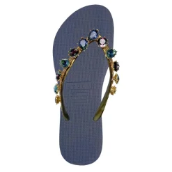 UZURII platte hausschuhe Alexia marine Flip Flops