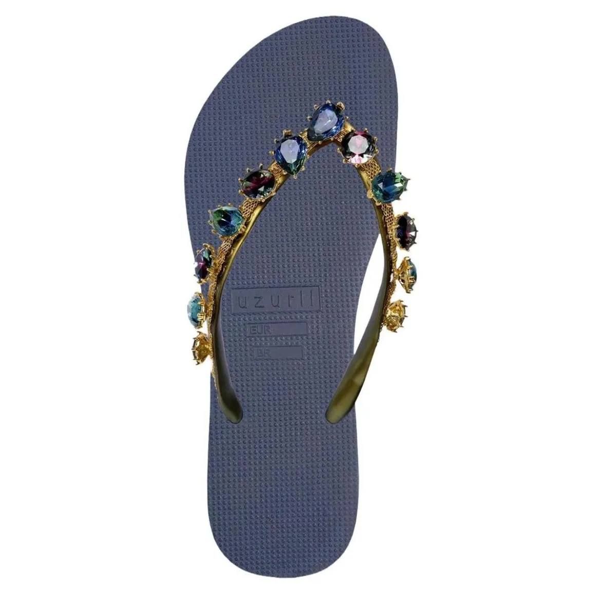 UZURII platte hausschuhe Alexia marine Flip Flops