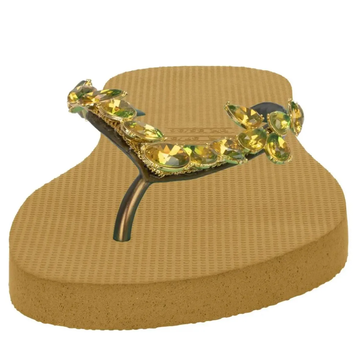 UZURII platte hausschuhe Amalia ocker Flip Flops