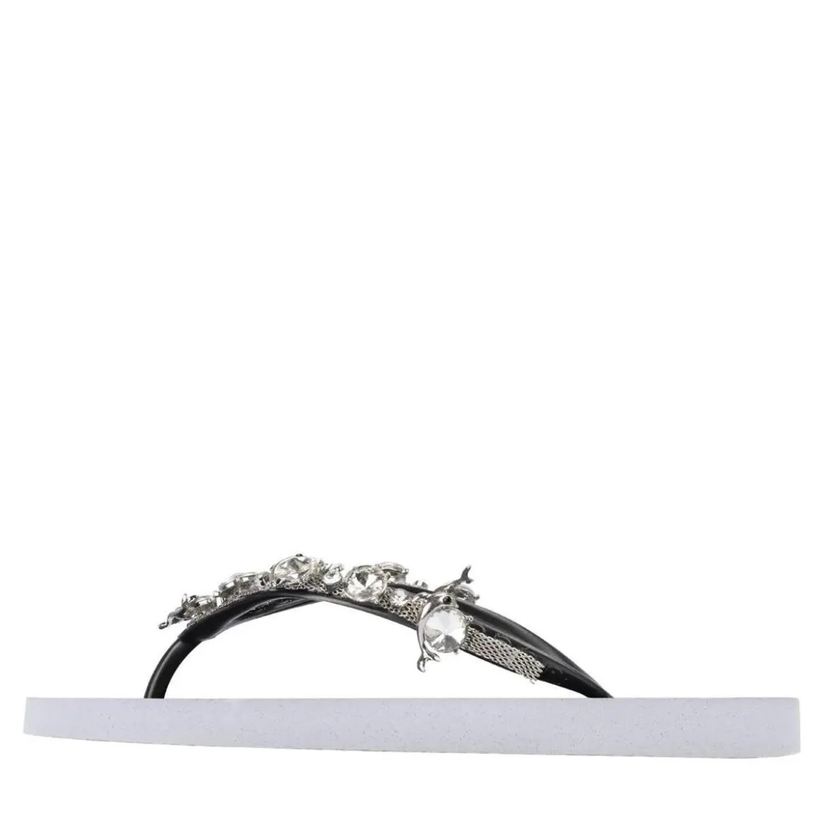 UZURII Zehentrenner Chrystal Dolphin weiss Flip Flops