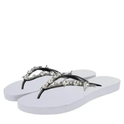UZURII Zehentrenner Chrystal Dolphin weiss Flip Flops