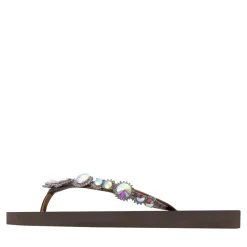 UZURII Zehentrenner Chrystal Marilyn mocca Flip Flops