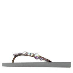 UZURII Zehentrenner Chrystal Marilyn silber Flip Flops