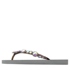 UZURII Zehentrenner Chrystal Marilyn silber Flip Flops