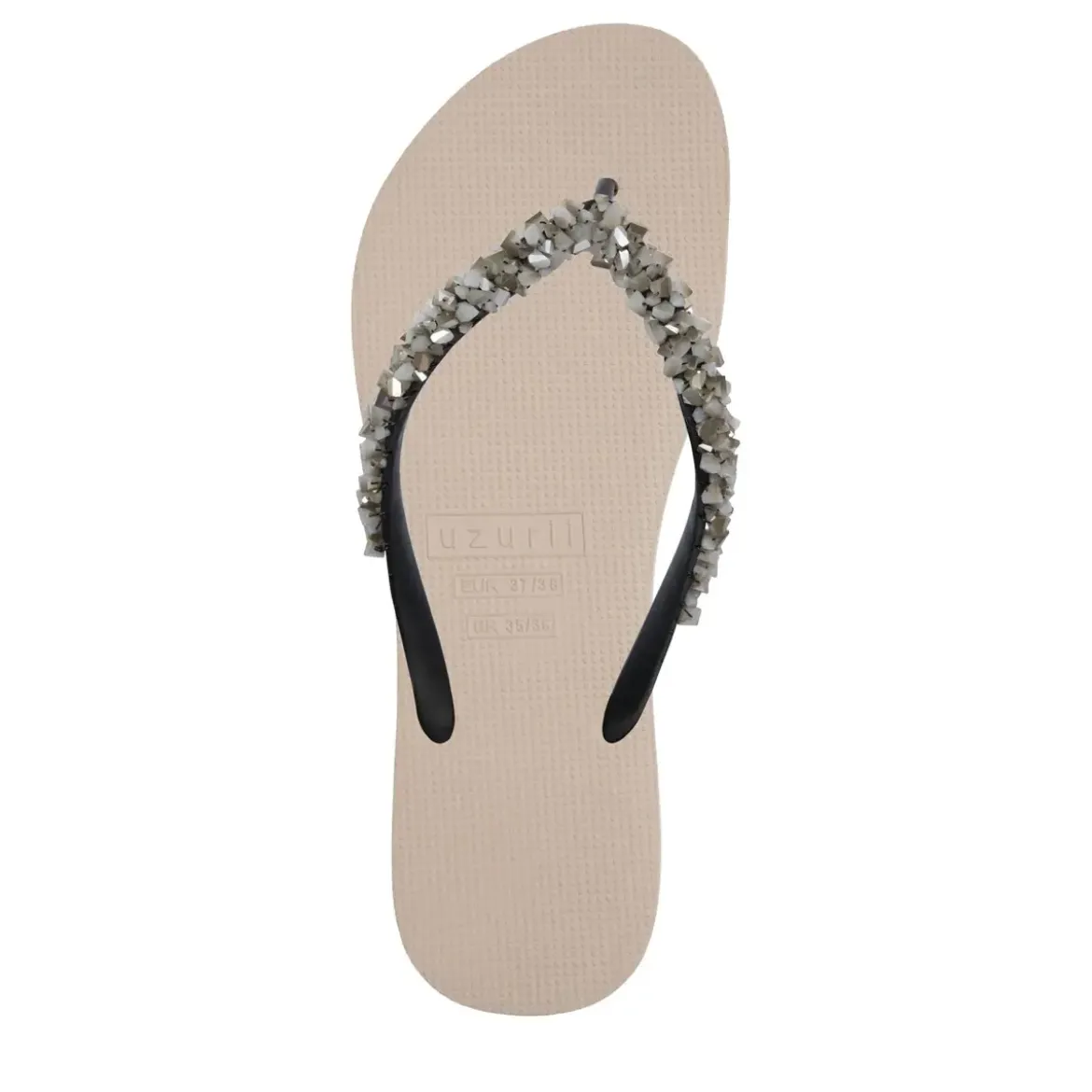UZURII Zehentrenner Classic Aby Silver sand Flip Flops