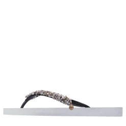 UZURII Zehentrenner Classic Aby Silver weiss Flip Flops