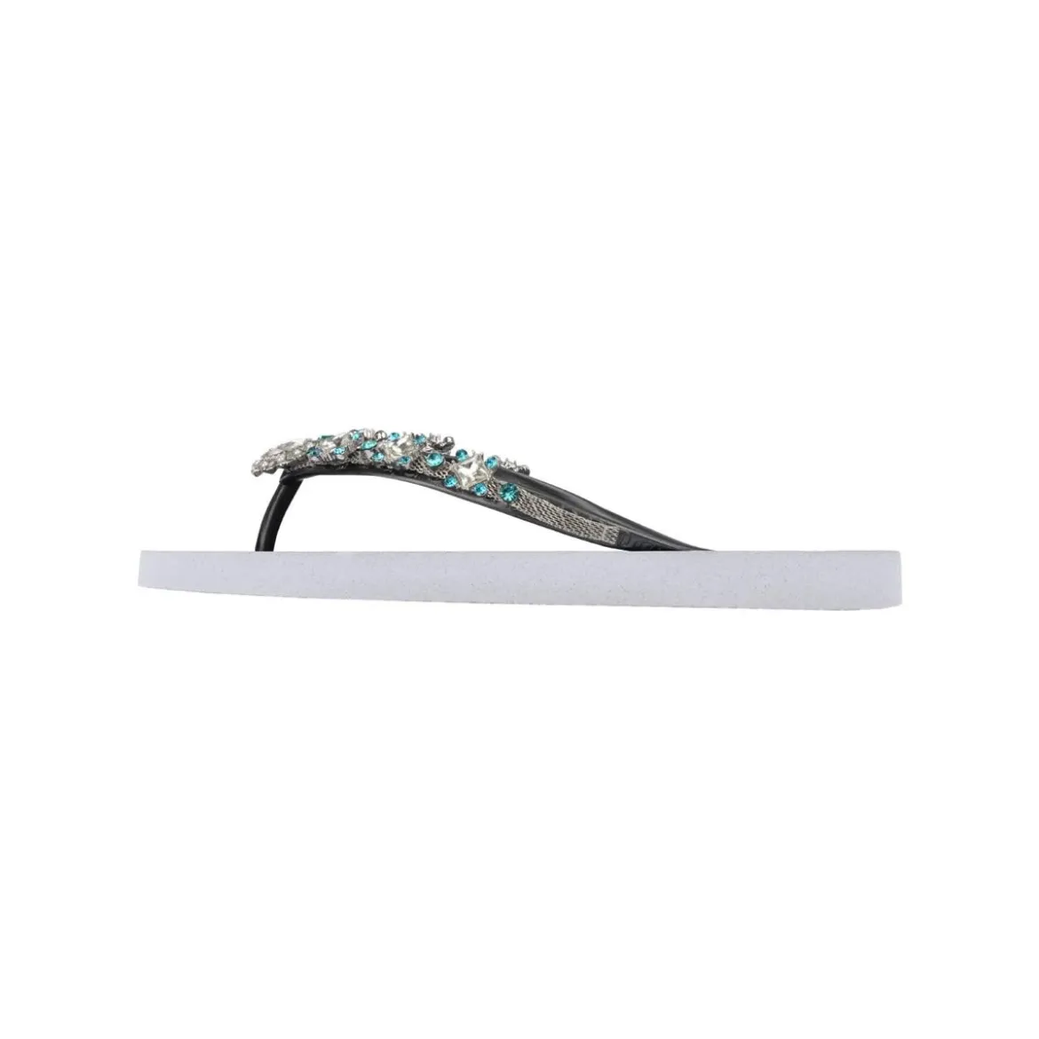 UZURII Zehentrenner Dolce Chrystal weiss Flip Flops