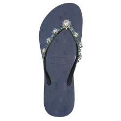 UZURII Zehentrenner Dolce Chrystal marineblau Flip Flops