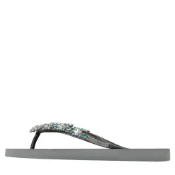 UZURII Zehentrenner Dolce Chrystal silber Flip Flops