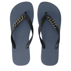 UZURII Zehentrenner Gold Small marineblau Flip Flops