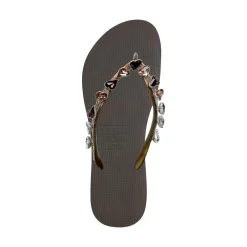 UZURII Zehentrenner Heart Bronze mocca Flip Flops