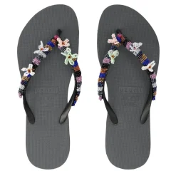 UZURII Zehentrenner Las Dalias Blue silber Flip Flops
