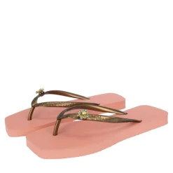 UZURII Zehentrenner Macrame Daisy aprikose Flip Flops