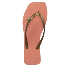 UZURII Zehentrenner Macrame Daisy aprikose Flip Flops