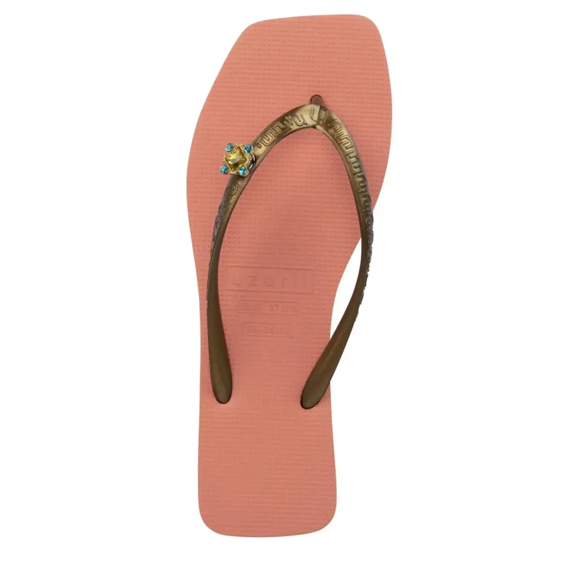 UZURII Zehentrenner Macrame Daisy aprikose Flip Flops