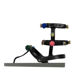 UZURII Zehentrenner Mondriaan Colorful Black dunkel-grün Flip Flops