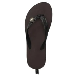UZURII Zehentrenner Mondriaan Switch Mid Heel mocca Flip Flops