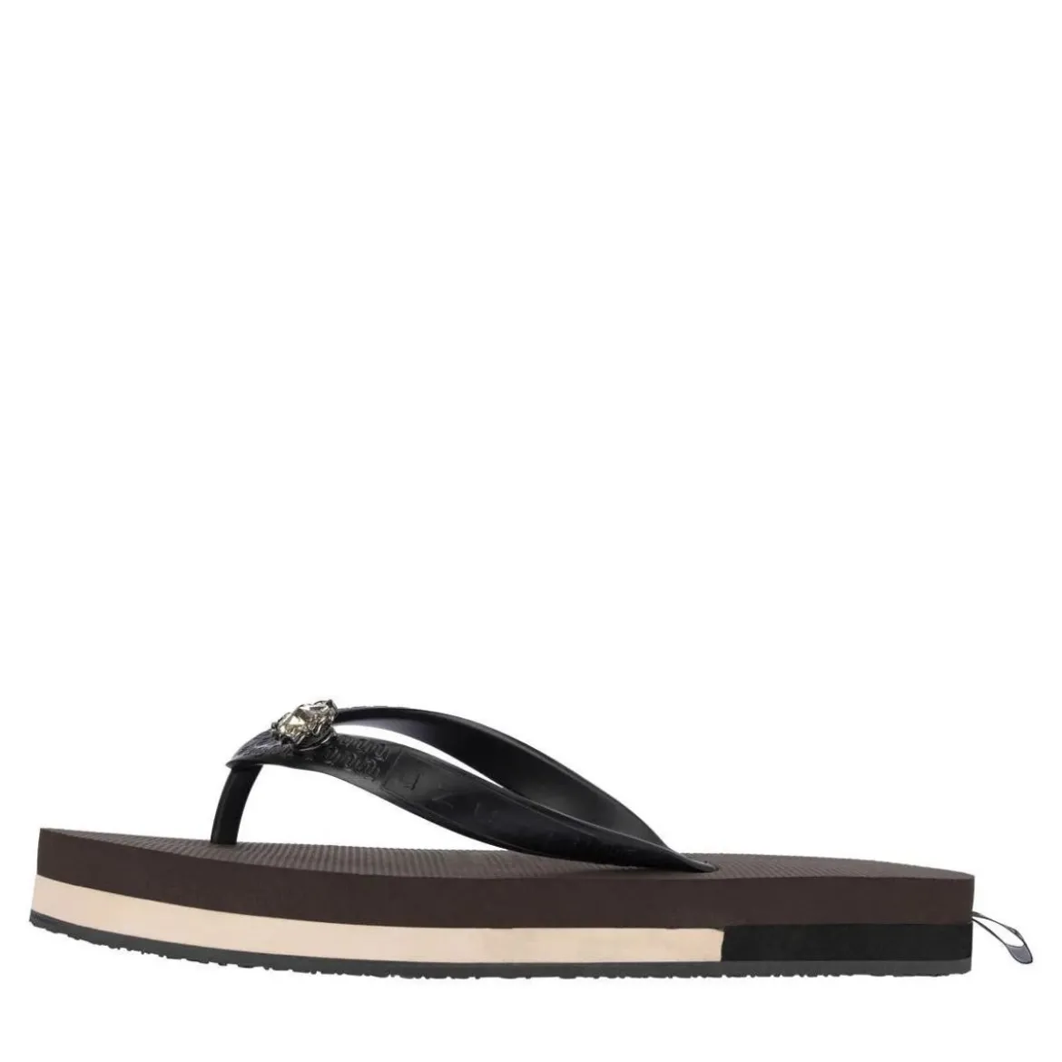 UZURII Zehentrenner Mondriaan Switch Mid Heel mocca Flip Flops